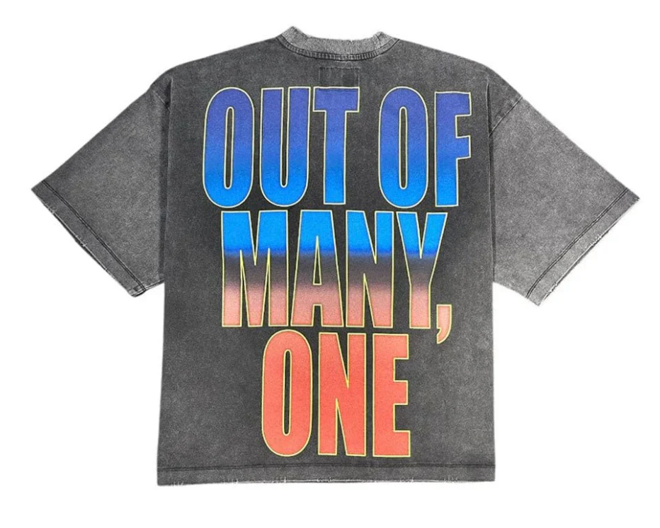 "TOP SPIN" T-SHIRT BLACK WASH