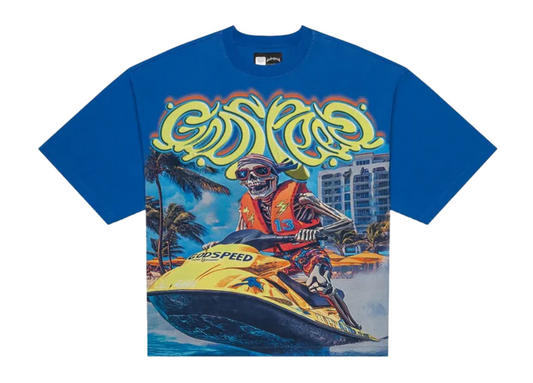WAVE RUNNER T-SHIRT "ROYAL WASH"