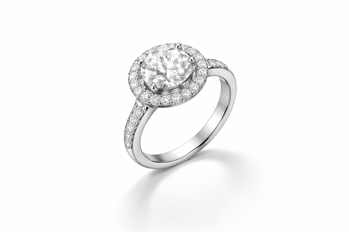 Halo Diamond Ring