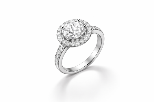 Halo Diamond Ring